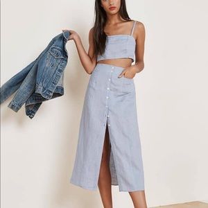 Reformation Augie two piece in mineral